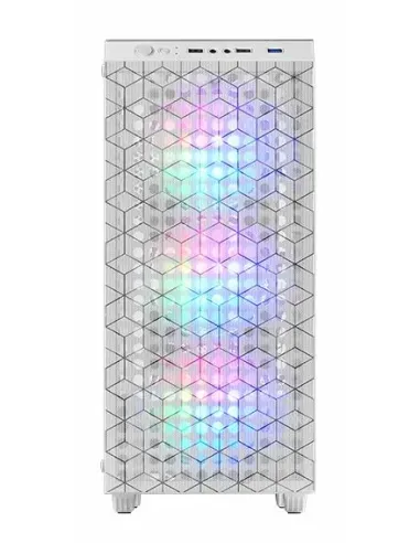 Mars Gaming MC-MAG, Caja Gaming ATX, Ventana Lateral Completa Cristal Templado, Doble Rejilla Magnética Antipolvo Frontal +