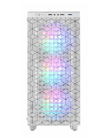 Mars Gaming MC-MAG, Caja Gaming ATX, Ventana Lateral Completa Cristal Templado, Doble Rejilla Magnética Antipolvo Frontal +