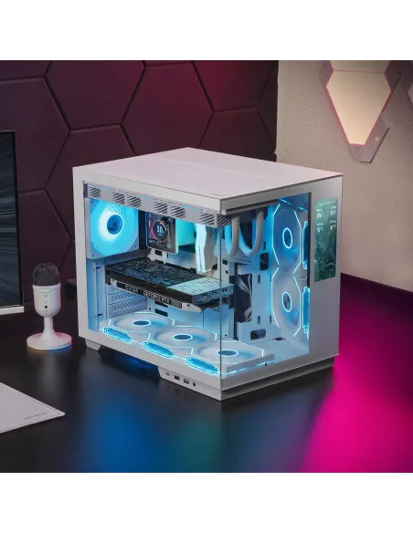 Mars Gaming MCMIRAGEW carcasa de ordenador Midi Tower Blanco