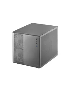 Mars Gaming MC-MPRO Negro, Caja Profesional Compacta Micro-ATX, Ventana Lateral Completa Cristal Templado, 3x Ventiladores 2