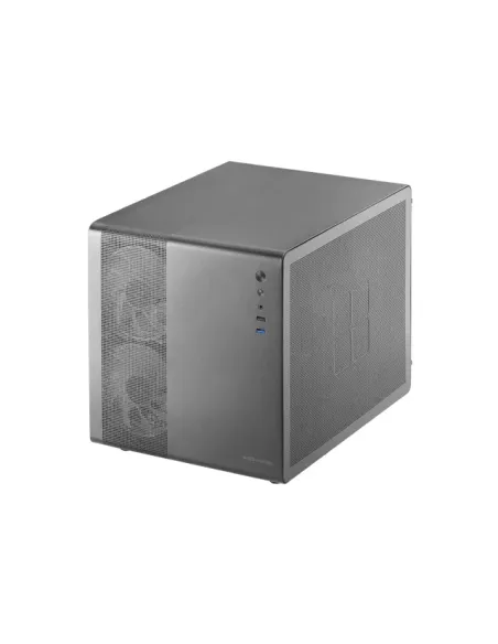 Mars Gaming MC-MPRO Negro, Caja Profesional Compacta Micro-ATX, Ventana Lateral Completa Cristal Templado, 3x Ventiladores