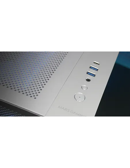 Mars Gaming MC-NOVA2, Caja Gaming Custom XXL E-ATX, Doble Cristal Templado Continuo Sin Marco, Soporte Completo Refrigeración