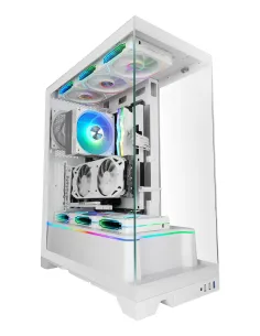 Mars Gaming MCPRISMAW carcasa de ordenador Midi Tower Blanco