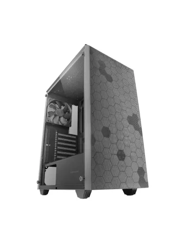 Mars Gaming MC-Q3, Caja Semitorre ATX, Ventana Lateral Completa Cristal Templado, Doble Rejilla Magnética Antipolvo Frontal +