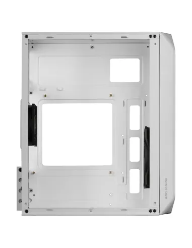 Mars Gaming MC-S2, Caja PC Compacta Gaming Micro-ATX, 2 Ventiladores FRGB Raibow con Rejilla Frontal, Ventana Lateral Completa,