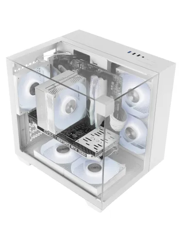 Mars Gaming MC-VISIONMW Mini Tower Blanco