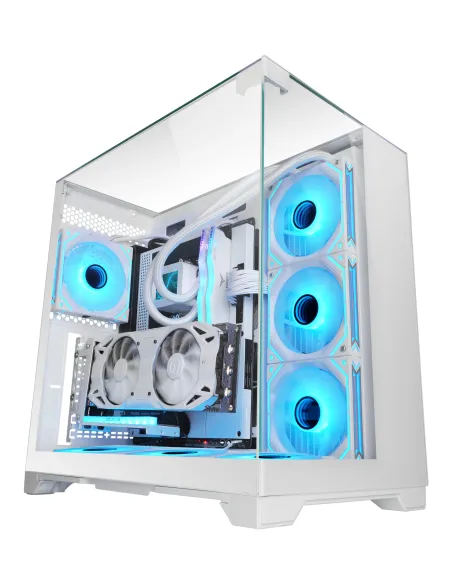 Mars Gaming MCVISIONW carcasa de ordenador Midi Tower Blanco