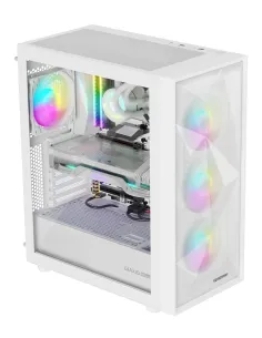 GENESIS Diaxid 605 ARGB Midi Tower Blanco