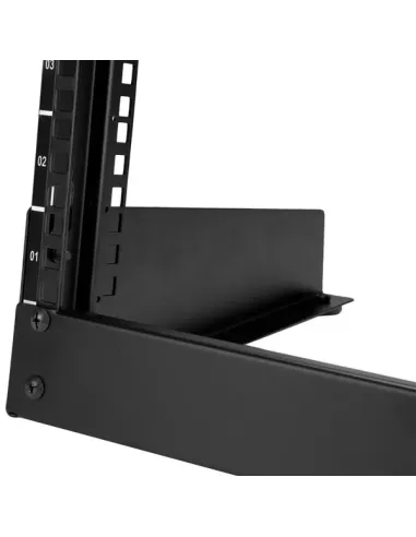 StarTech.com Rack de Sobremesa de 8U de 2 Columnas - Armario Rack de Servidores con Marco Abierto