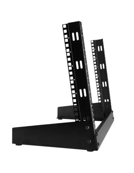 StarTech.com Rack de Sobremesa de 8U de 2 Columnas - Armario Rack de Servidores con Marco Abierto