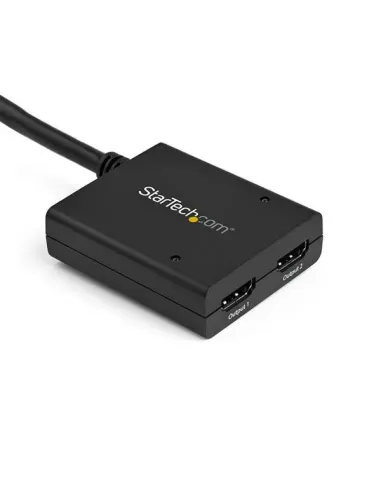 StarTech.com Multiplicador de Vídeo HDMI de 2 Puertos - Splitter HDMI 4k 30Hz de 2x1 Alimentado por USB