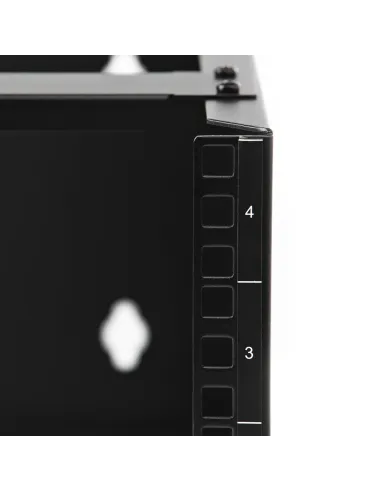 StarTech.com WALLMOUNT4 armario rack 4U Bastidor de pared Negro