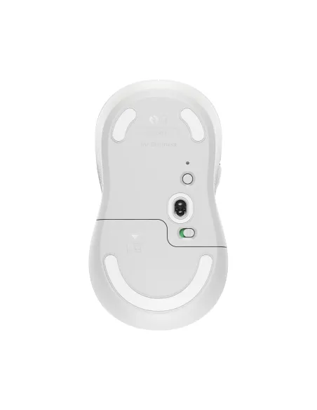 Logitech Signature M650 L for Business, Ratón inalámbrico, para manos grandes, Logi Bolt, Bluetooth, SmartWheel, Blanco