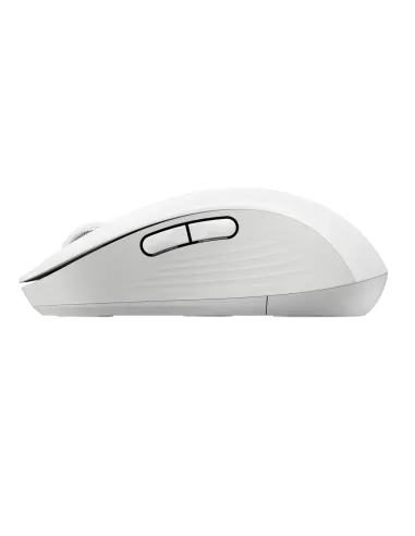 Logitech Signature M650 L for Business, Ratón inalámbrico, para manos grandes, Logi Bolt, Bluetooth, SmartWheel, Blanco