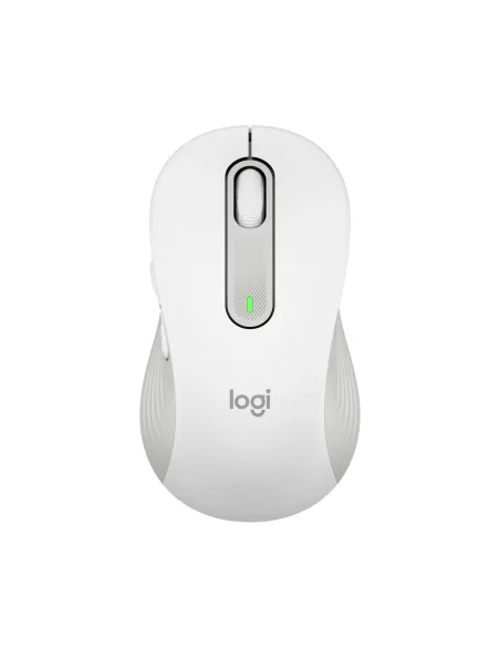 Logitech Signature M650 L for Business, Ratón inalámbrico, para manos grandes, Logi Bolt, Bluetooth, SmartWheel, Blanco