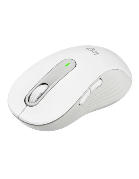 Logitech Signature M650 L for Business, Ratón inalámbrico, para manos grandes, Logi Bolt, Bluetooth, SmartWheel, Blanco