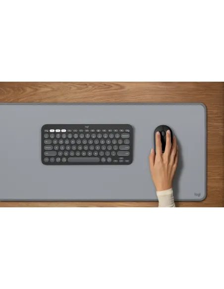 Logitech 910-007015 ratón Viajes Ambidextro RF Wireless + Bluetooth Óptico 4000 DPI