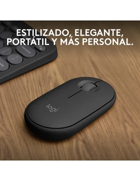 Logitech 910-007015 ratón Viajes Ambidextro RF Wireless + Bluetooth Óptico 4000 DPI