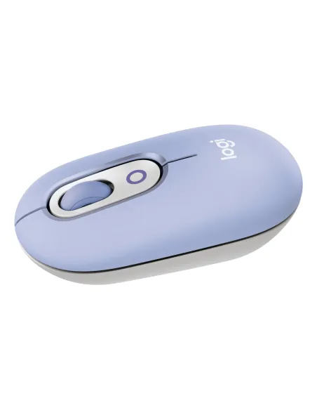 Logitech POP Mouse, ratón inalámbrico Bluetooth compacto y portátil con botones programables y clics discretos, tecnología