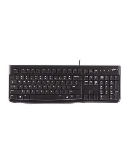 Logitech Keyboard K120 for Business teclado Universal USB QWERTY Inglés Negro