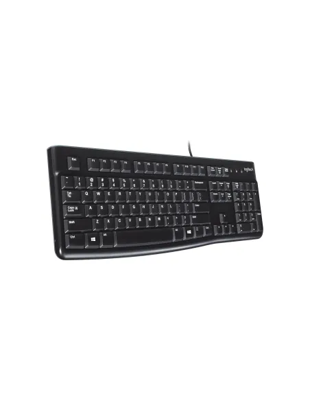Logitech Keyboard K120 for Business teclado Universal USB QWERTY Inglés Negro