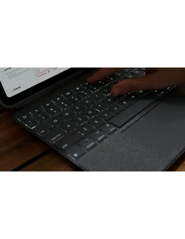 Logitech 920-011439 teclado para móvil QWERTY Español Smart Connector Gris