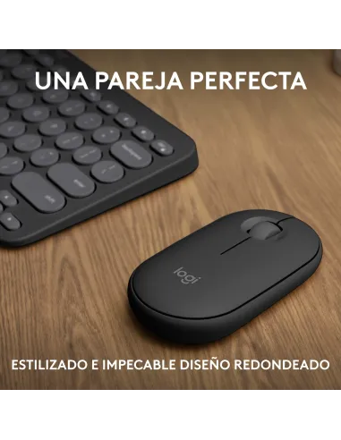 Logitech 920-012227 teclado Ratón incluido Universal RF Wireless + Bluetooth QWERTY Español Grafito