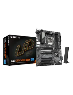 GIGABYTE B760 DS3H WIFI6E GEN5 Placa Base – Compatible con procesadores Intel Core 14ª generación, VRM digital de 8+2+1 fases,