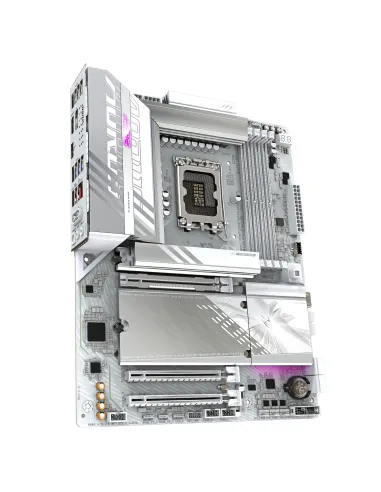 GIGABYTE B860 AORUS ELITE WIFI7 ICE Placa base - CPUs Intel Core Ultra, VRM de 14+1+2+1 fases, hasta 9200MHz DDR5, 1xPCIe 5.0 +