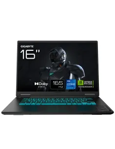 GIGABYTE GAMING A16 Portátil - 16", 165Hz WUXGA, Intel Core i7-13620H, RTX 5050, 16GB DDR5 5200MHz, SSD Gen4 de 1TB, DOS,