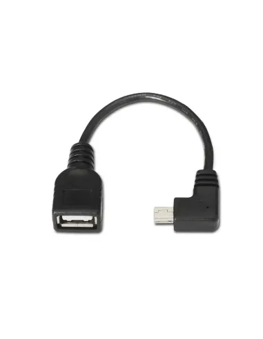 AISENS A101-0034 cable USB USB 2.0 0,15 m Mini-USB B USB A Negro