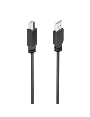 AISENS Cable USB 2.0 con Amplificador, Tipo A M-B M, Negro, 15m