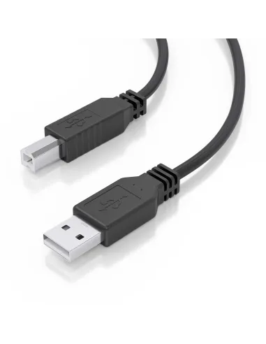 AISENS Cable USB 2.0 con Amplificador, Tipo A M-B M, Negro, 15m