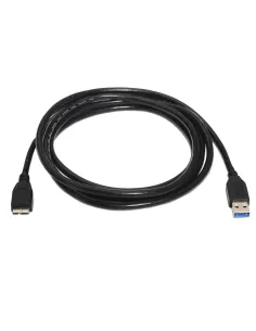 AISENS A105-0043 cable USB USB 3.2 Gen 1 (3.1 Gen 1) 1 m USB A Micro-USB B Negro 2