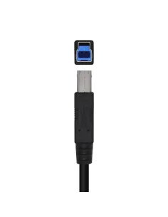 AISENS Cable USB 3.0 Impresora Tipo A M-B M, Negro, 2.0m 2
