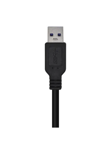 AISENS Cable USB 3.0, Tipo A M-A M, Negro, 2.0m