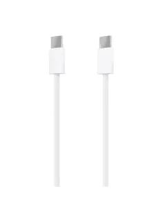 AISENS Cable USB 2.0 3A 60W Apple, tipo USB-C M-USB-C M, Blanco, 1.0m