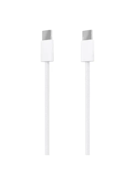 AISENS Cable USB 2.0 3A 60W Apple, tipo USB-C M-USB-C M, Blanco, 1.0m