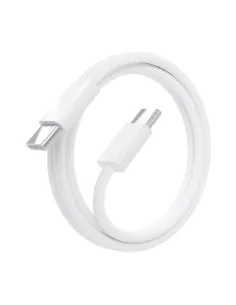 AISENS Cable USB 2.0 3A 60W Apple, tipo USB-C M-USB-C M, Blanco, 1.0m 2