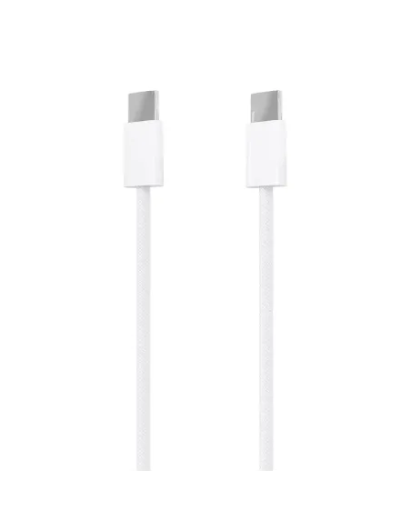 AISENS Cable USB 2.0 3A 60W Apple, tipo USB-C M-USB-C M, Blanco, 2.0m