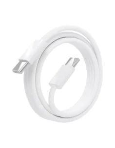 AISENS Cable USB 2.0 3A 60W Apple, tipo USB-C M-USB-C M, Blanco, 2.0m 2