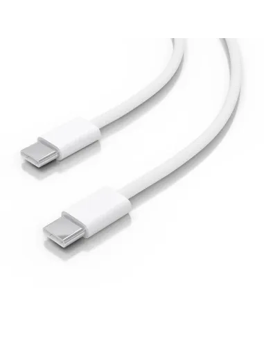 AISENS Cable USB 2.0 3A 60W Apple, tipo USB-C M-USB-C M, Blanco, 2.0m
