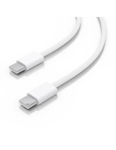 AISENS Cable USB 2.0 3A 60W Apple, tipo USB-C M-USB-C M, Blanco, 2.0m