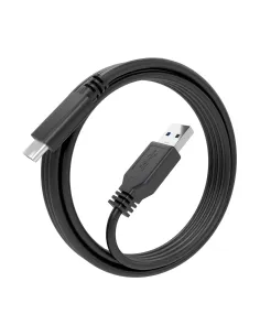 AISENS Cable USB 3.1 Gen2 10Gbps 3A, Tipo USB-C M-A M, Negro, 2.0m 2