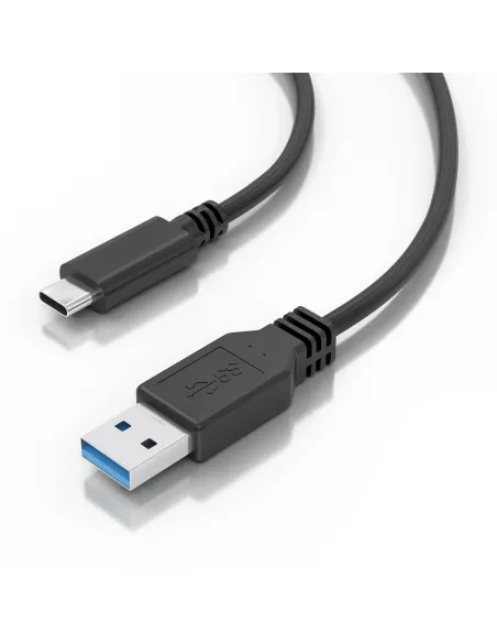 AISENS Cable USB 3.1 Gen2 10Gbps 3A, Tipo USB-C M-A M, Negro, 2.0m