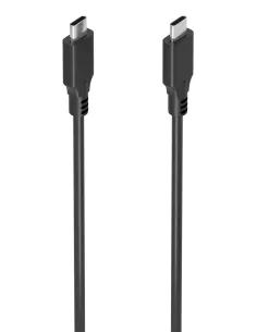AISENS Cable USB 3.2 Gen2x2 20Gbps 8K@30Hz 5A 100W E-Marker, Tipo USB-C M-USB-C M, Negro, 3.0m