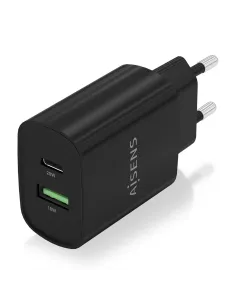 AISENS A110-0755 cargador de dispositivo móvil Universal Negro Corriente alterna Carga rápida Interior 2