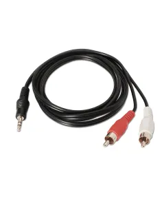 AISENS A128-0147 cable de audio 1,5 m 3,5mm 2 x RCA Negro 2