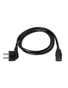 AISENS A132-0168 cable de transmisión Negro 3 m CEE7 7 C13 acoplador 2
