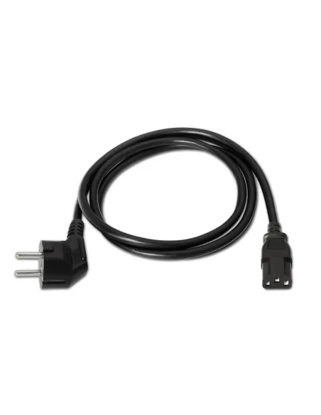 AISENS A132-0168 cable de transmisión Negro 3 m CEE7 7 C13 acoplador